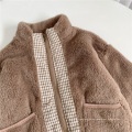 Children's Stitching Lamb Wool Sweater